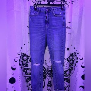 Forever 21 Denim ripped blue jeans